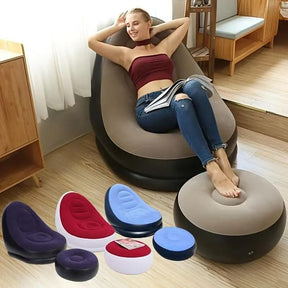 Inflatable Sofa With Foot Pad