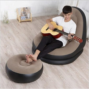 Inflatable Sofa With Foot Pad